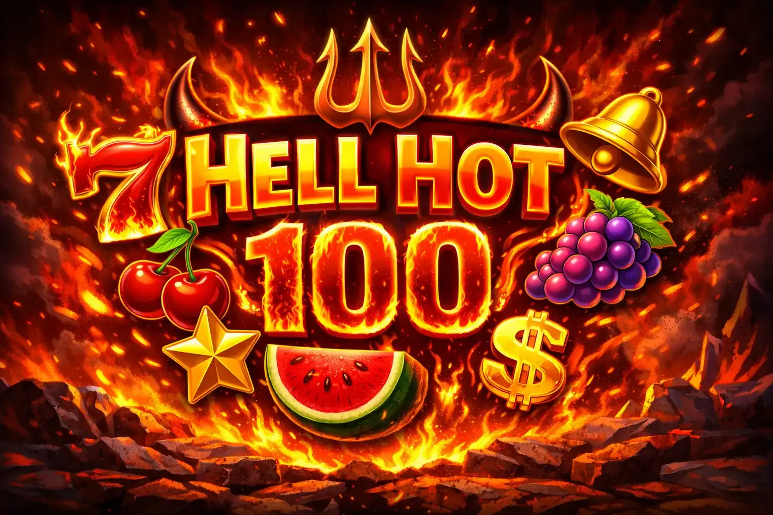100 free spinů na Hell Hot pro nováčky
